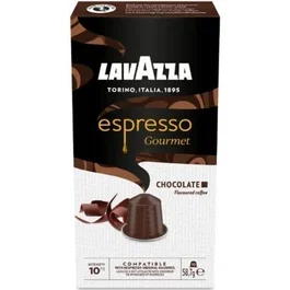Lavazza Cápsula Espresso Gourmet Chocolate para Cafeteras Nespresso Caja de 10